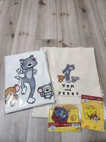 해피 복권 톰과 제리 T셔츠 & 토트백 덤 포함