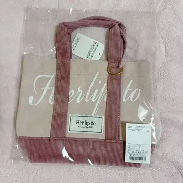 Herlipto HLT mini tote 루미네 한정판 pink