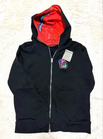 BIGBANG 풀 지퍼 후드티 블랙 M 사이즈 (라스트 댄스 투어)