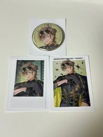 니지산지 SitR 후쿠오카 올리버 에반스 폴라로이드 캔뱃지