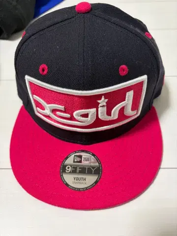 x-girl 9FIFTY 캡 네이비/핑크 YOUTH
