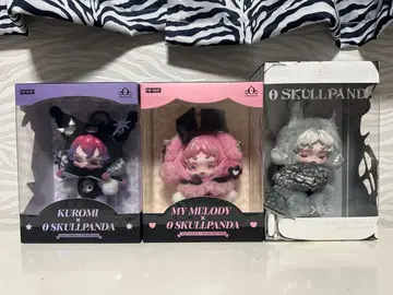 [정품] SKULLPANDA 스컬팬더 쿠로미 마이멜로디 XG