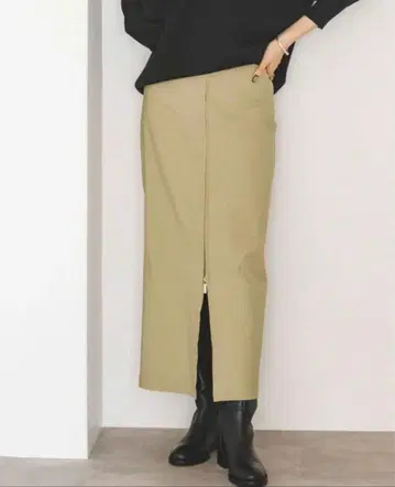 NOBLE RyNy 컴포트 스트레치 지퍼 타이트 스커트 36