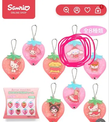 덕질에 사용할 수 있다고 SNS에서 화제! 산리오 커스텀 아크릴 참 딸기