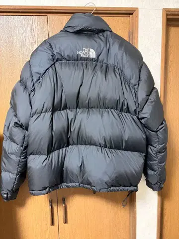 THE NORTH FACE 블랙 다운 자켓 이후 센터 로고