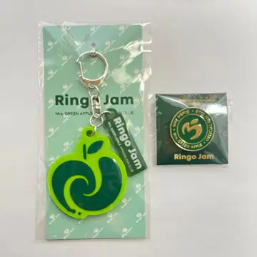Mrs. GREEN APPLE FC 특전 러버 키링 핀 배지
