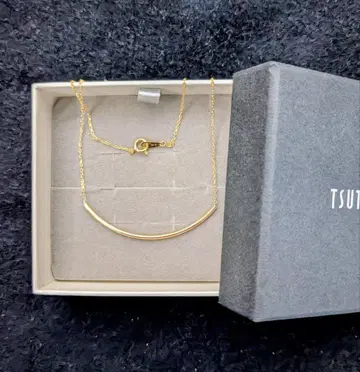 새상품 TSUTSUMI K10 골드 목걸이