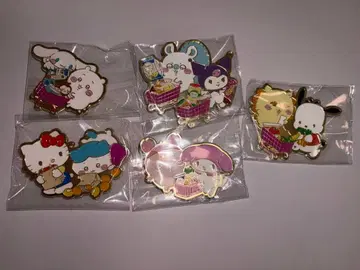 치이카와 (먼작귀) 산리오 캐릭터즈 핀즈 컬렉션 5점 묶음 판매