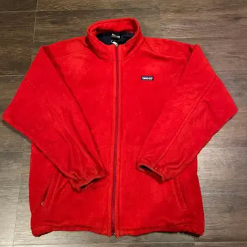 Patagonia 플리스 자켓 빨간색