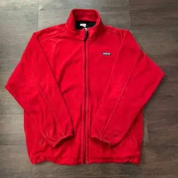 Patagonia 플리스 자켓 빨간색