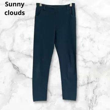 써니클라우드 다크 블루 스트레치 팬츠 M 아크릴 혼방 허리밴딩
