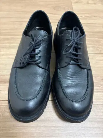 블랙 가죽 드레스 신발