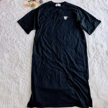 오사무 굿즈 롱 T셔츠 반팔 원피스 LL 블랙 새상품급