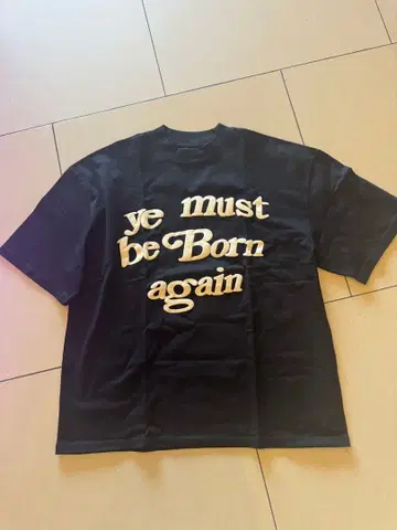 고급 미사용 ye must be born again 티셔츠 XL