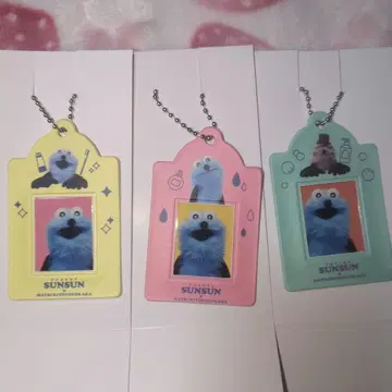 SUNSUN 미니 사진 키링 3개 세트