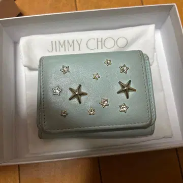 지미추 네모 J U 3단 폴더형 지갑 아이스 블루