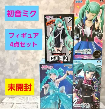 하츠네 미쿠 피규어 4개 세트 미개봉 묶음 판매 SMP BPEV 펑크
