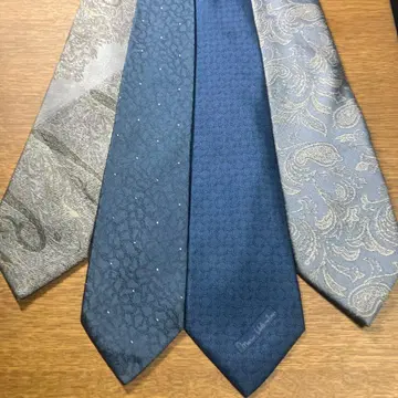 [고급 브랜드 4개] 모스키노 / 마리오 발렌티노 포함 넥타이 묶음 판매