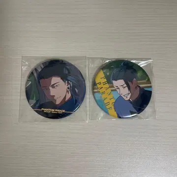 주술회전 팬파레 복권 회옥옥절 캔뱃지 게토 스구루 1