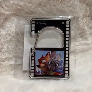 디즈니 주토피아 닉 주디 카페 아크릴 카라비너 A