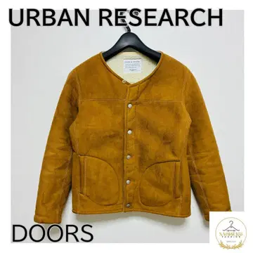 거의 미사용 URBAN RESEARCH DOORS 스웨이드 무스탕 코트