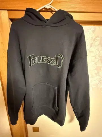 BlessU 블랙 후드티