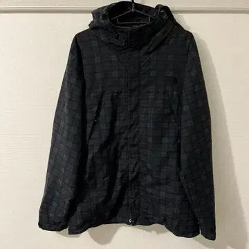THE NORTH FACE XL 체크 무늬 마운틴 파카