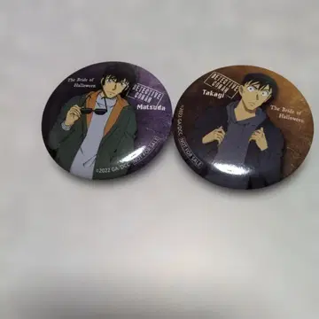 명탐정 코난 할로윈의 신부 캔뱃지 세트