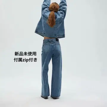 ER Emma DENIM 블루 스트레이트 데님