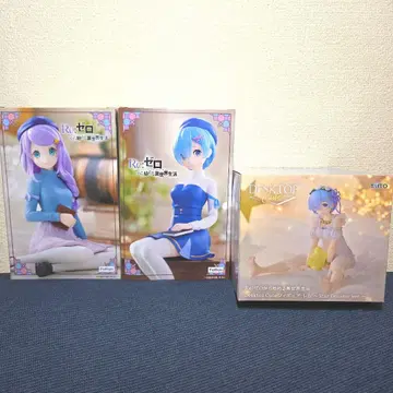 Re: 제로부터 시작하는 이세계 생활 피규어 3체 세트