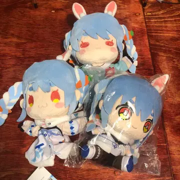 우사다 페코라 봉제 인형 3개 세트