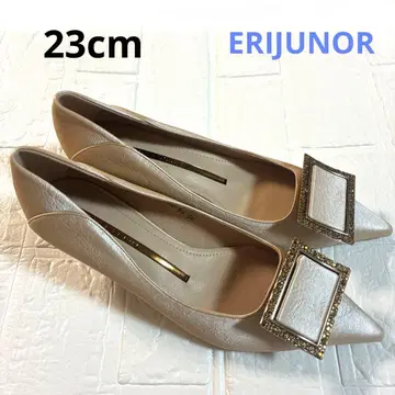 ERIJUNOR 로우힐 펌프스 23cm 결혼식 졸업 입학식 포멀