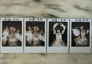 모치즈키 모모 첫 오사카 단독 폴라로이드 4장 세트