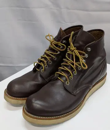 RED WING 유리 가죽 플레인 토