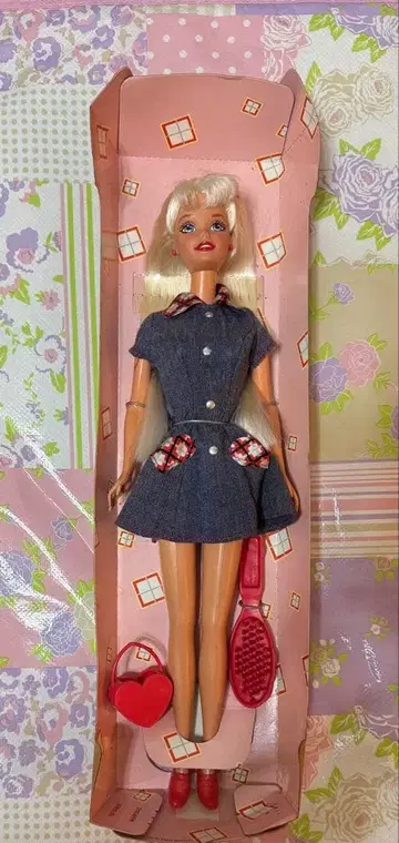 데님 블루 바비 인형