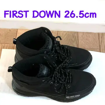 first down 퍼스트 다운 방수 기능 신발 블랙 26.5cm