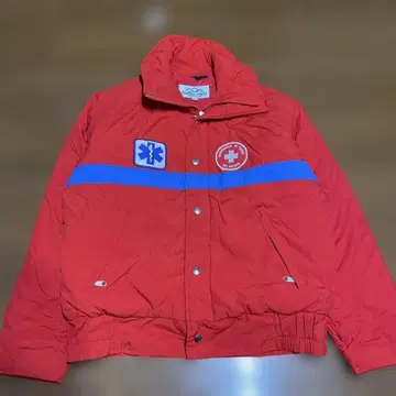 USA제 Snowcreek 스키 패트롤 자켓 M 빈티지 빨간색