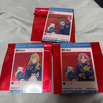 ARIA 핫케이지마 파라다이스 콜라보 SNS풍 카드 ARIA 컴퍼니