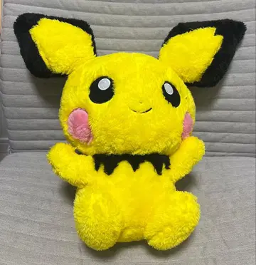 포켓몬스터 메챠모후굿토 호코리이야사레 봉제 인형 피츄