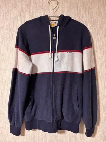 [레어] 70s 금색 택 전반기 RussellAthletic 지퍼 후드티