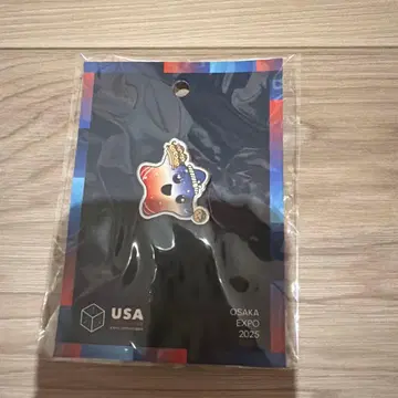 오사카 만박 미국관 핀 배지 스파크 USA 타코야키