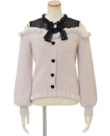 LIZ LISA 리즈리사 레이어드 스타일 어깨 트임 니트 핑크