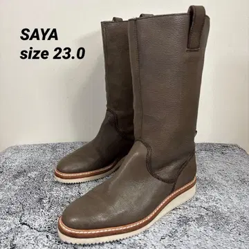 SAYA 사야 시보 가죽 부츠 23 롱 부츠