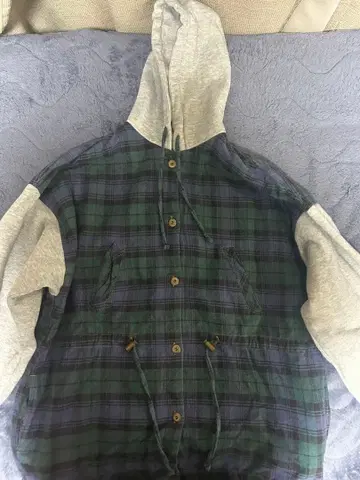 KARIZMA 90s 체크 후드티