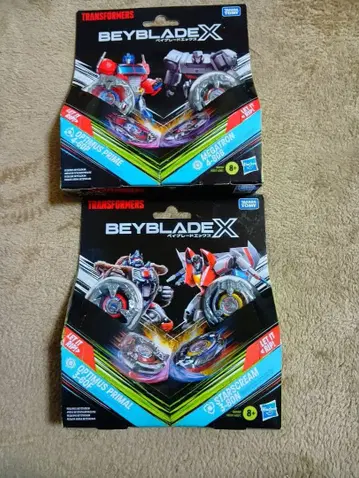 베이블레이드x 더블 스타터 트랜스포머 베이블레이드