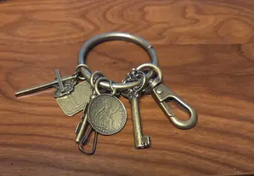 메탈 링 키링 [ 앤티크 ]