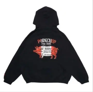 [ 레어 사이즈 ] PORKCHOP 포크찹 풀오버 후드티 XL
