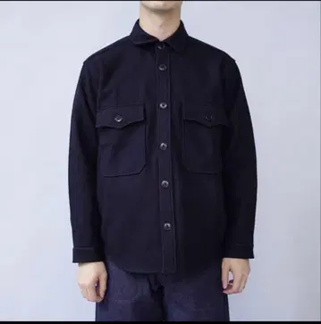 YAECA LIKE WEAR C.P.O 셔츠 네이비 38