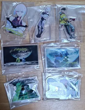 사이버 펑크 제일복권 아크릴 스탠드 D상 전 세트 루시 데이비드