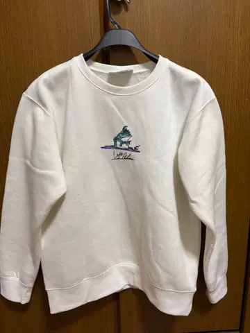 leftalone 맨투맨 트레이닝복 백 코믹스풍 프린트